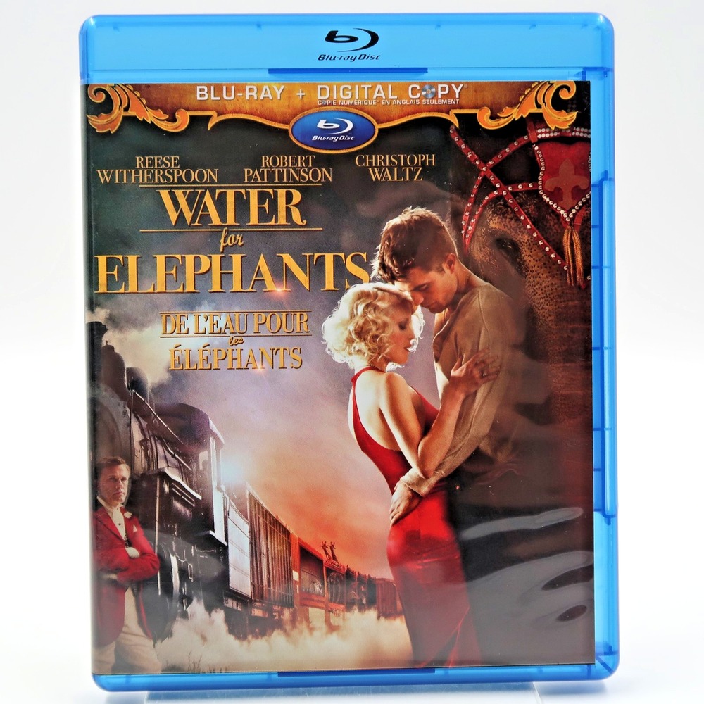 Water for Elephants Blu-ray 2011 Reese Witherspoon Robert Pattinson Movie